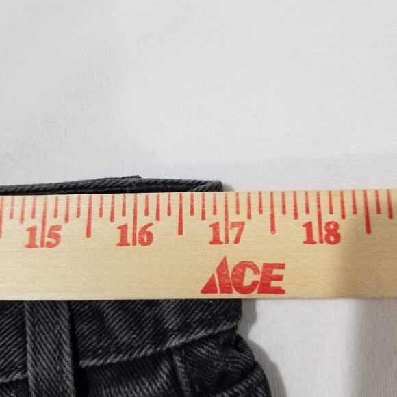 Vintage Levis 505 Jeans Mens 36x32 Straight Leg Regular Fit Y2K Black 100 Cotton - Picture 7 of 10